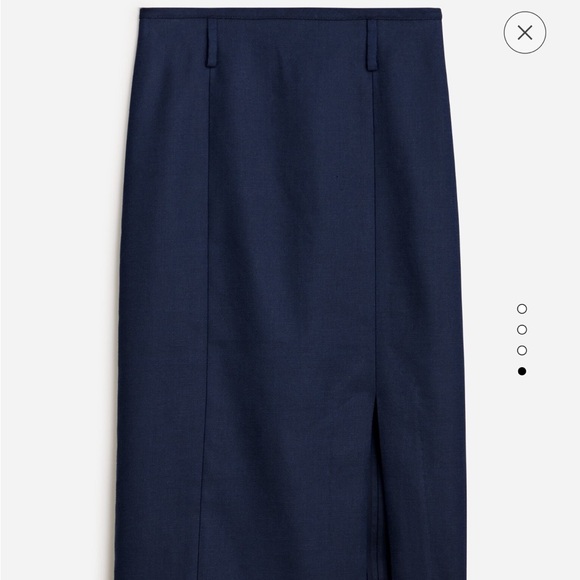 J. Crew Linen Skirt - Picture 2 of 7